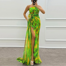 Load image into Gallery viewer, Island Breeze Off-Shoulder Floral Maxi Dress