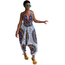 Load image into Gallery viewer, Jumpsuit Printed Halter and Loose Trousers