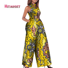 Load image into Gallery viewer, O-Neck Sleeveless Printed Jumpsuit