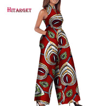 Load image into Gallery viewer, O-Neck Sleeveless Printed Jumpsuit