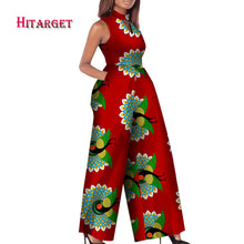 Load image into Gallery viewer, O-Neck Sleeveless Printed Jumpsuit