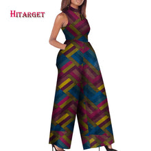 Load image into Gallery viewer, O-Neck Sleeveless Printed Jumpsuit