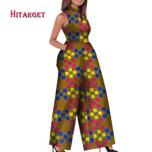 Load image into Gallery viewer, O-Neck Sleeveless Printed Jumpsuit