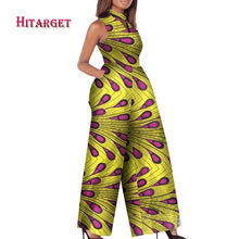 Load image into Gallery viewer, O-Neck Sleeveless Printed Jumpsuit