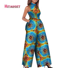 Load image into Gallery viewer, O-Neck Sleeveless Printed Jumpsuit
