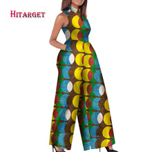 Load image into Gallery viewer, O-Neck Sleeveless Printed Jumpsuit
