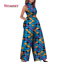 Load image into Gallery viewer, O-Neck Sleeveless Printed Jumpsuit