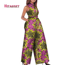 Load image into Gallery viewer, O-Neck Sleeveless Printed Jumpsuit