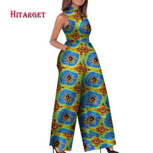 Load image into Gallery viewer, O-Neck Sleeveless Printed Jumpsuit