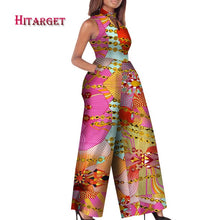 Load image into Gallery viewer, O-Neck Sleeveless Printed Jumpsuit
