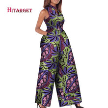 Load image into Gallery viewer, O-Neck Sleeveless Printed Jumpsuit