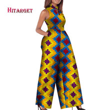 Load image into Gallery viewer, O-Neck Sleeveless Printed Jumpsuit