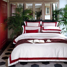 Load image into Gallery viewer, Egyptian Cotton Hotel White Bedding Set Luxury