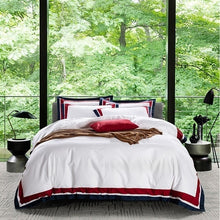 Load image into Gallery viewer, Egyptian Cotton Hotel White Bedding Set Luxury