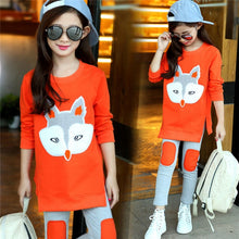 Load image into Gallery viewer, Cartoon Girls Sets Long Sleeve Tracksuit