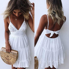 Load image into Gallery viewer, Strappy Lace Mini Dresses