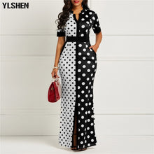 Load image into Gallery viewer, Polka Dot African Dress