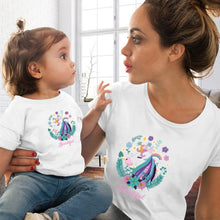 Load image into Gallery viewer, Eye Lashes &amp; Red Lips Print Women and Kids T-shirt