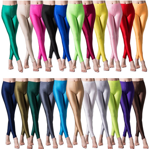 Fluorescent Leggings  Casual Trousers
