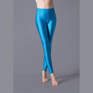 Fluorescent Leggings  Casual Trousers