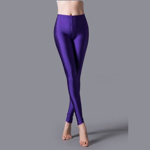 Fluorescent Leggings  Casual Trousers