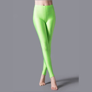 Fluorescent Leggings  Casual Trousers