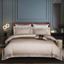 Load image into Gallery viewer, Embroidered Duvet Cover Set Premium Soft Egyptian Cotton Bedding