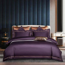Load image into Gallery viewer, Embroidered Duvet Cover Set Premium Soft Egyptian Cotton Bedding