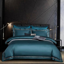Load image into Gallery viewer, Embroidered Duvet Cover Set Premium Soft Egyptian Cotton Bedding