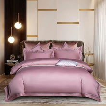 Load image into Gallery viewer, Embroidered Duvet Cover Set Premium Soft Egyptian Cotton Bedding
