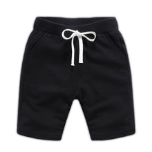 Load image into Gallery viewer, Cotton Solid Elastic Waist Shorts For Boys &amp; Girls