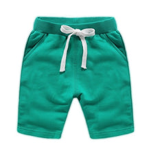 Load image into Gallery viewer, Cotton Solid Elastic Waist Shorts For Boys &amp; Girls