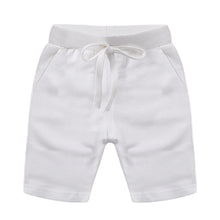 Load image into Gallery viewer, Cotton Solid Elastic Waist Shorts For Boys &amp; Girls