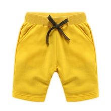 Load image into Gallery viewer, Cotton Solid Elastic Waist Shorts For Boys &amp; Girls