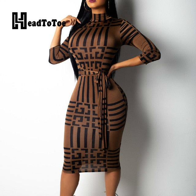 Color block Insert  Bodycon Dress