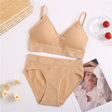 Load image into Gallery viewer, Bra &amp; Panties Set Sexy G-String Push Up Bra Set
