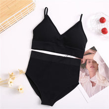 Load image into Gallery viewer, Bra &amp; Panties Set Sexy G-String Push Up Bra Set