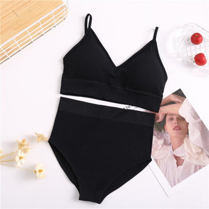 Bra & Panties Set Sexy G-String Push Up Bra Set