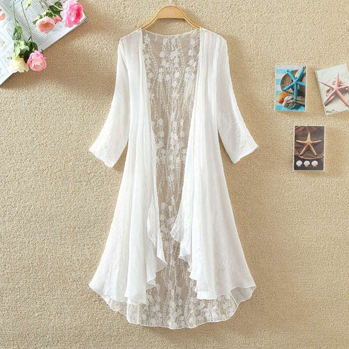Chiffon Tunic Kimono Cardigan