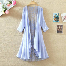 Load image into Gallery viewer, Chiffon Tunic Kimono Cardigan