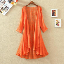 Load image into Gallery viewer, Chiffon Tunic Kimono Cardigan