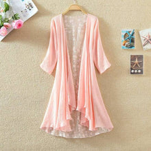 Load image into Gallery viewer, Chiffon Tunic Kimono Cardigan