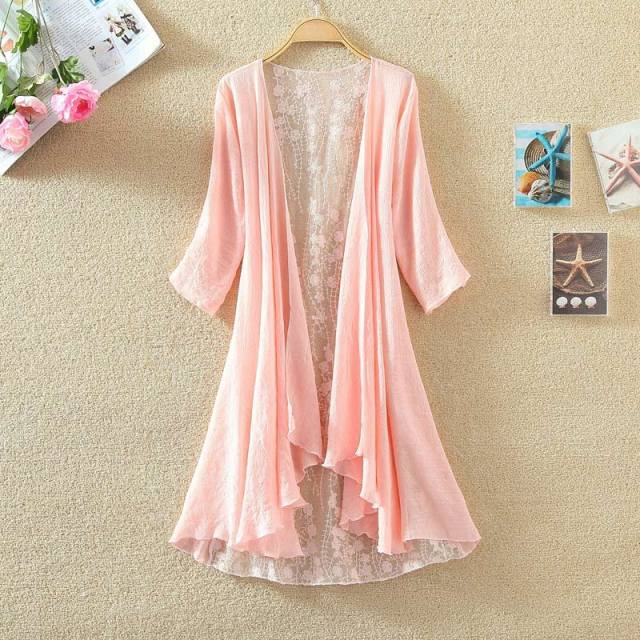 Chiffon Tunic Kimono Cardigan