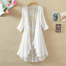 Load image into Gallery viewer, Chiffon Tunic Kimono Cardigan