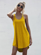 Load image into Gallery viewer, O-neck Sleeveless Tank Dress