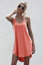 Load image into Gallery viewer, O-neck Sleeveless Tank Dress