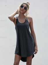 Load image into Gallery viewer, O-neck Sleeveless Tank Dress