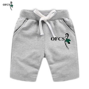 Cotton Solid Elastic Waist Shorts For Boys & Girls