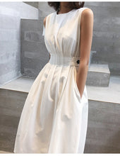 Load image into Gallery viewer, O-neck Sleeveless Tank Dress