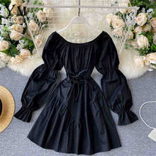 Load image into Gallery viewer, Off Shoulder Retro Bandage Mini Dress